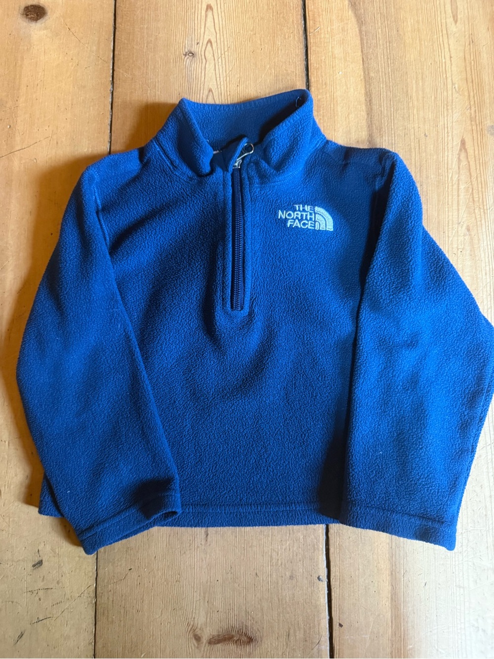 The North Face Kids Blue Half-Zip Fleece Pullover